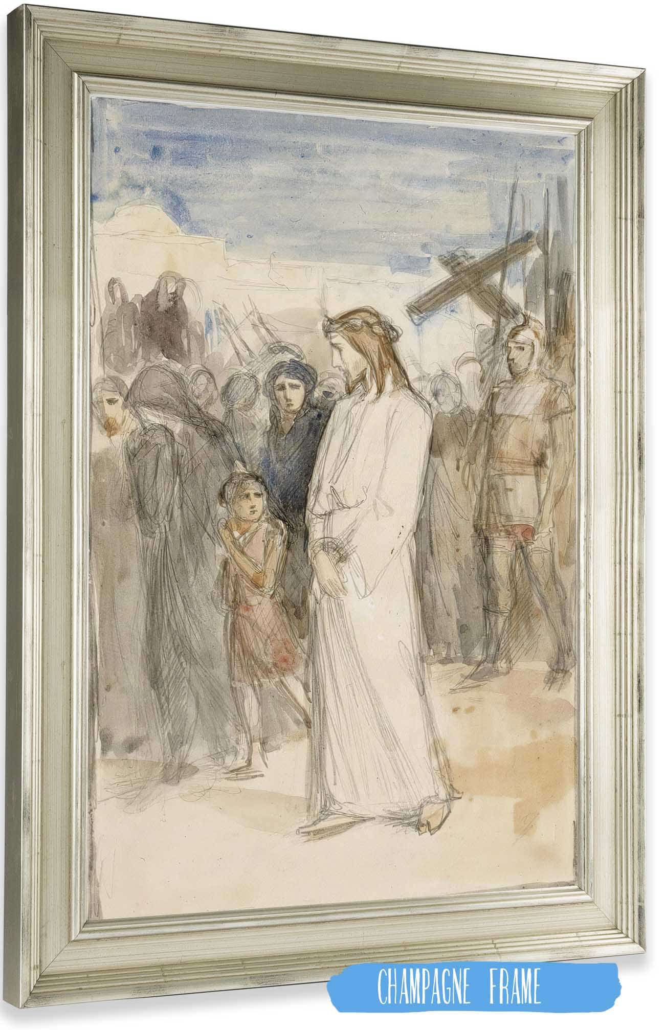 Christ Is Taken To Calvary by Albert Edelfelt Posters, Prints, & Visual Artwork
