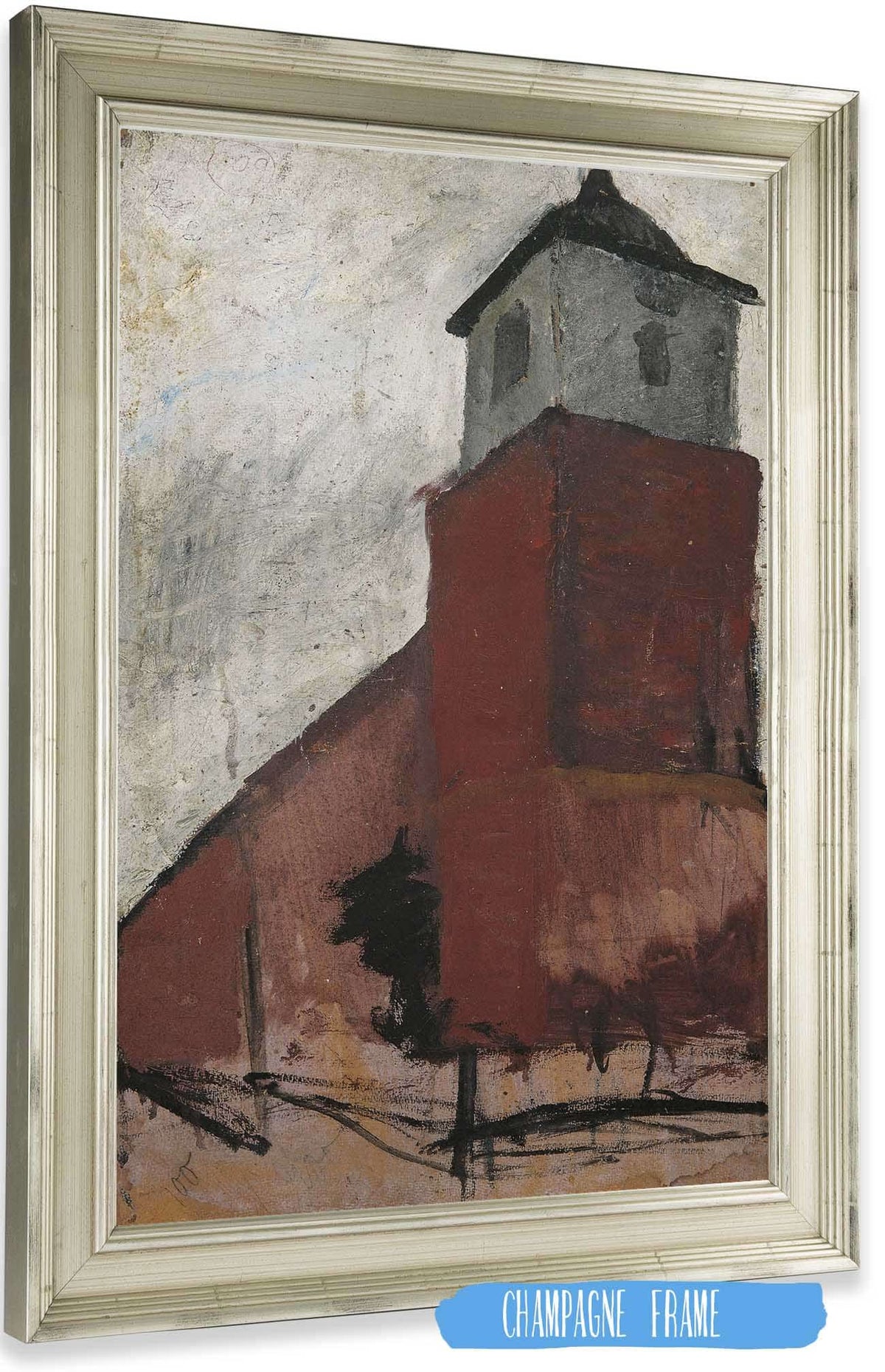Church In Worpswede by Paula Modersohn Becker Posters, Prints, & Visual Artwork