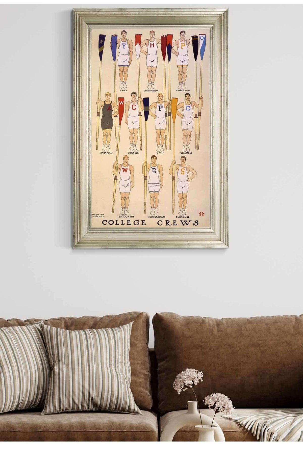 College Crews by Edward Penfield Posters, Prints, & Visual Artwork