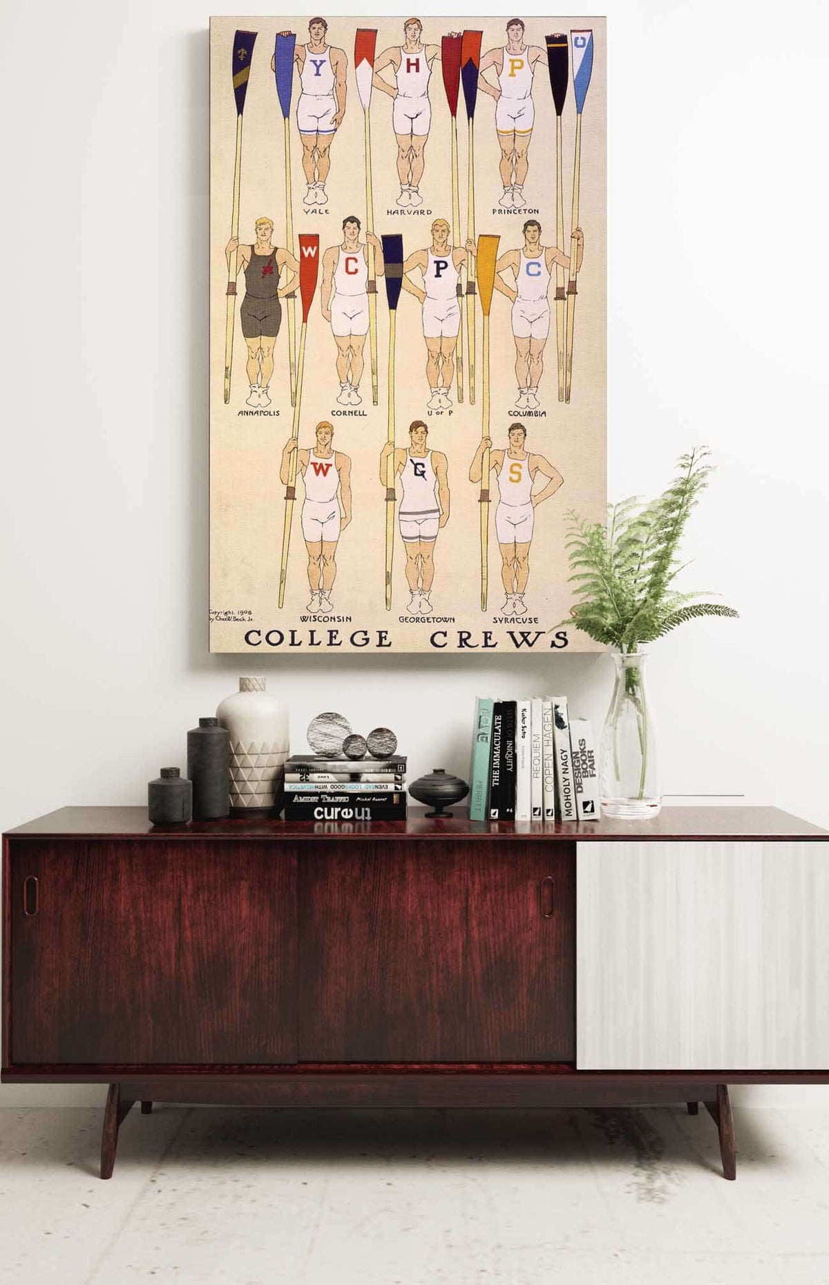 College Crews by Edward Penfield Posters, Prints, & Visual Artwork