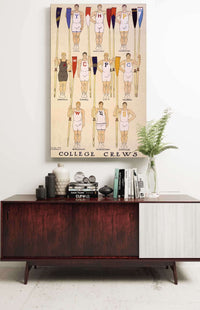 College Crews by Edward Penfield Posters, Prints, & Visual Artwork
