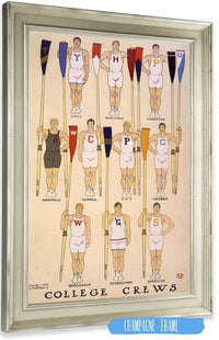 College Crews by Edward Penfield Posters, Prints, & Visual Artwork