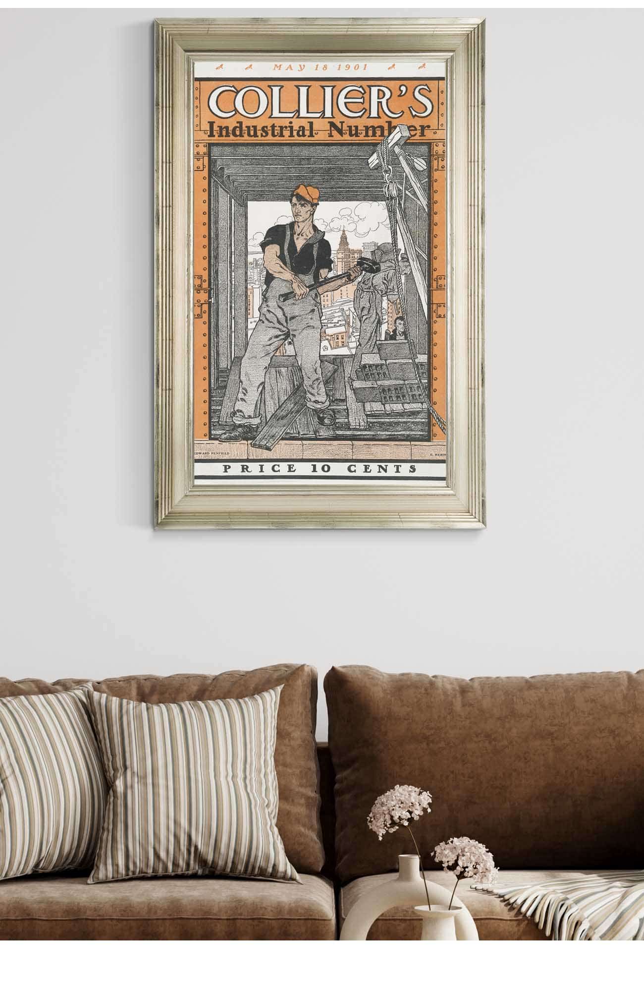 Colliers Industrial Number by Edward Penfield Posters, Prints, & Visual Artwork