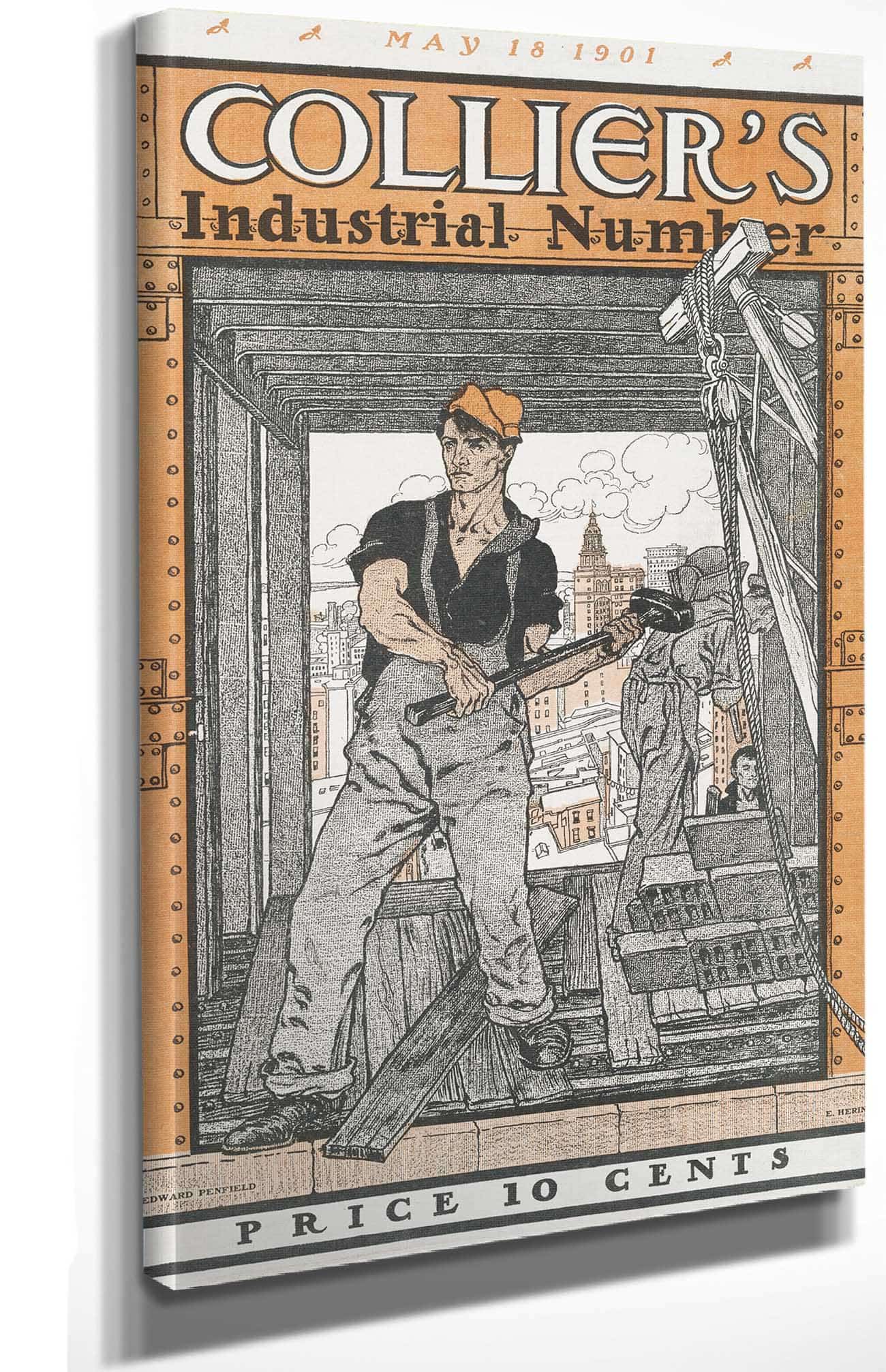Colliers Industrial Number by Edward Penfield Posters, Prints, & Visual Artwork