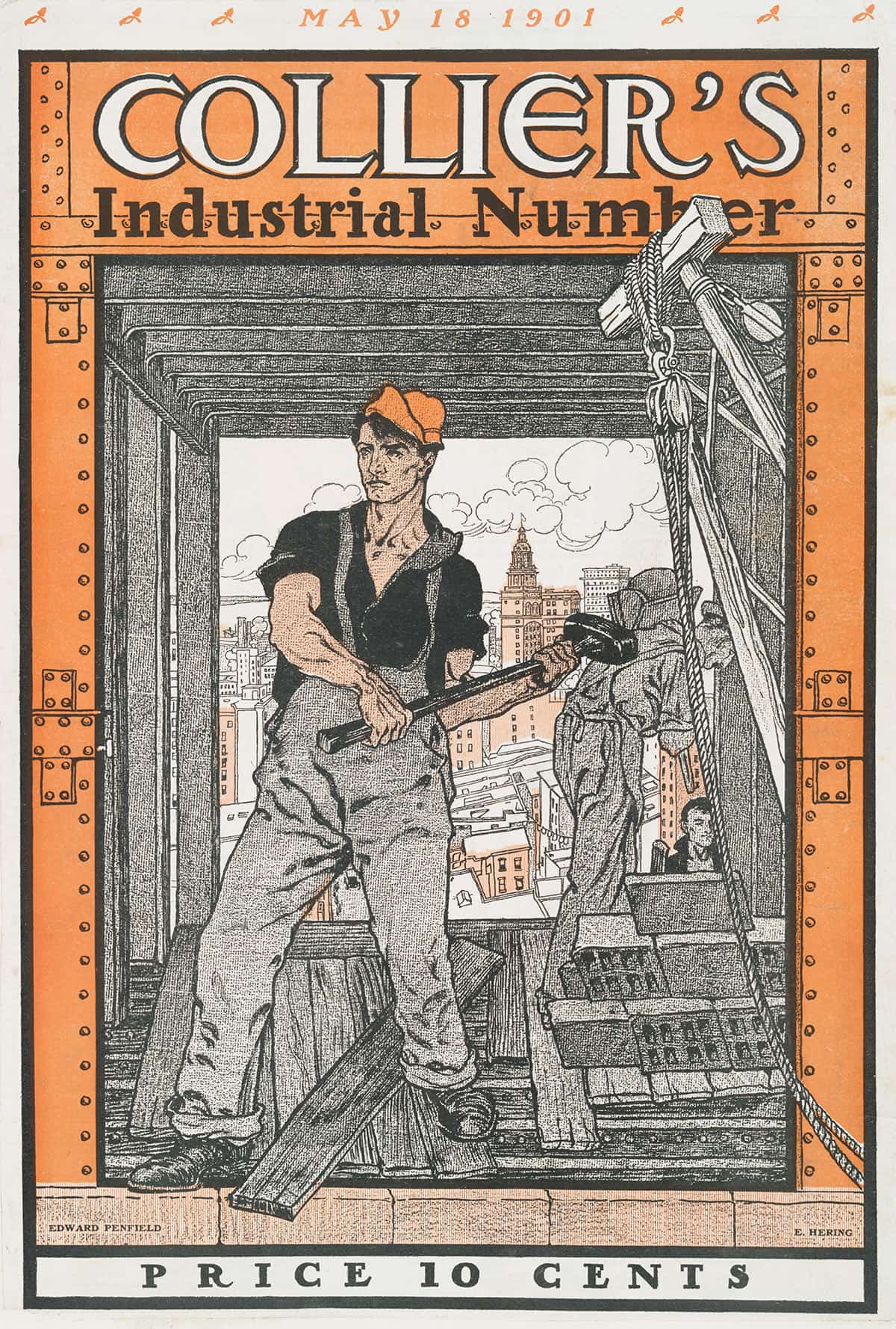 Colliers Industrial Number by Edward Penfield Posters, Prints, & Visual Artwork