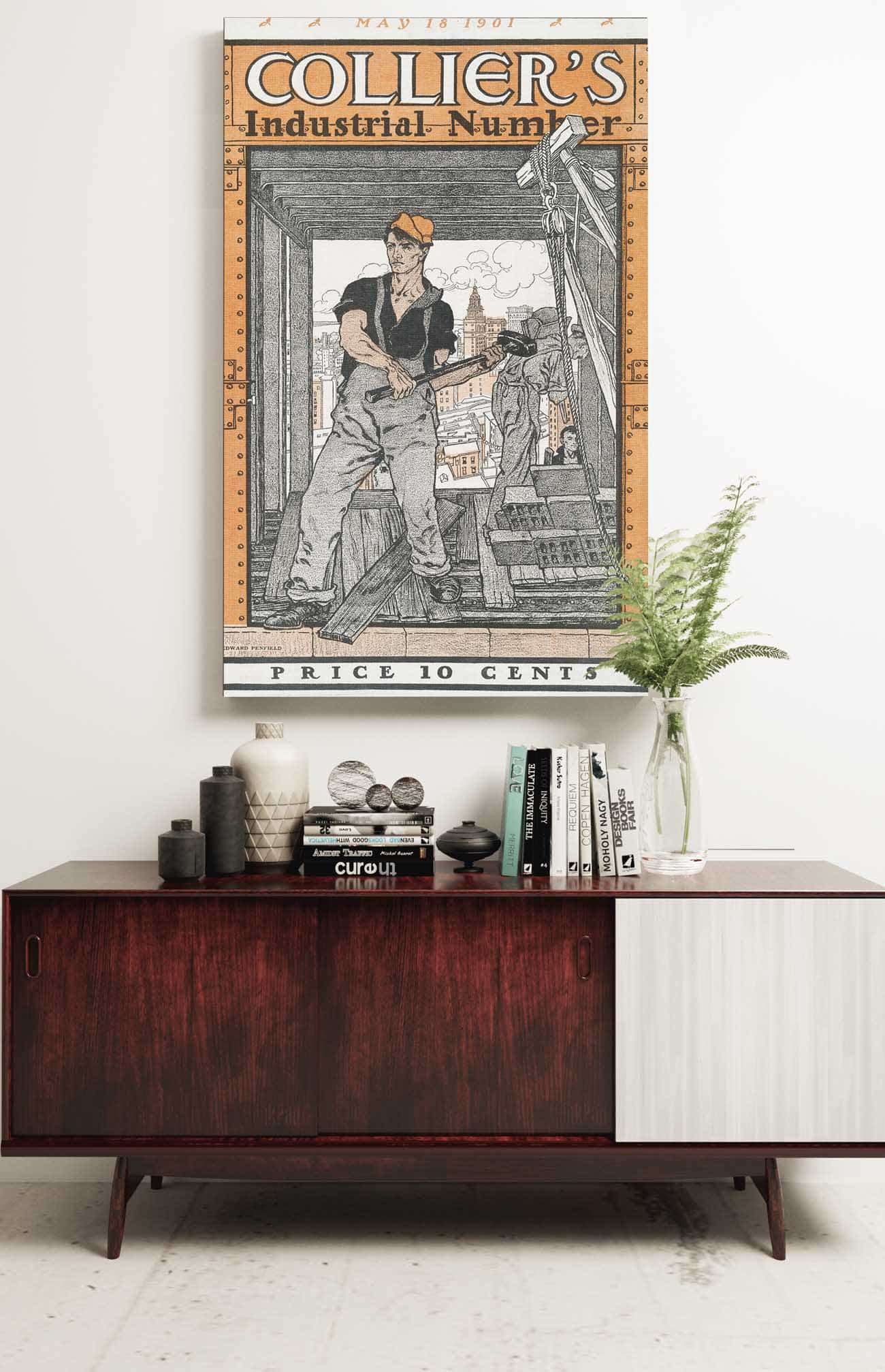 Colliers Industrial Number by Edward Penfield Posters, Prints, & Visual Artwork