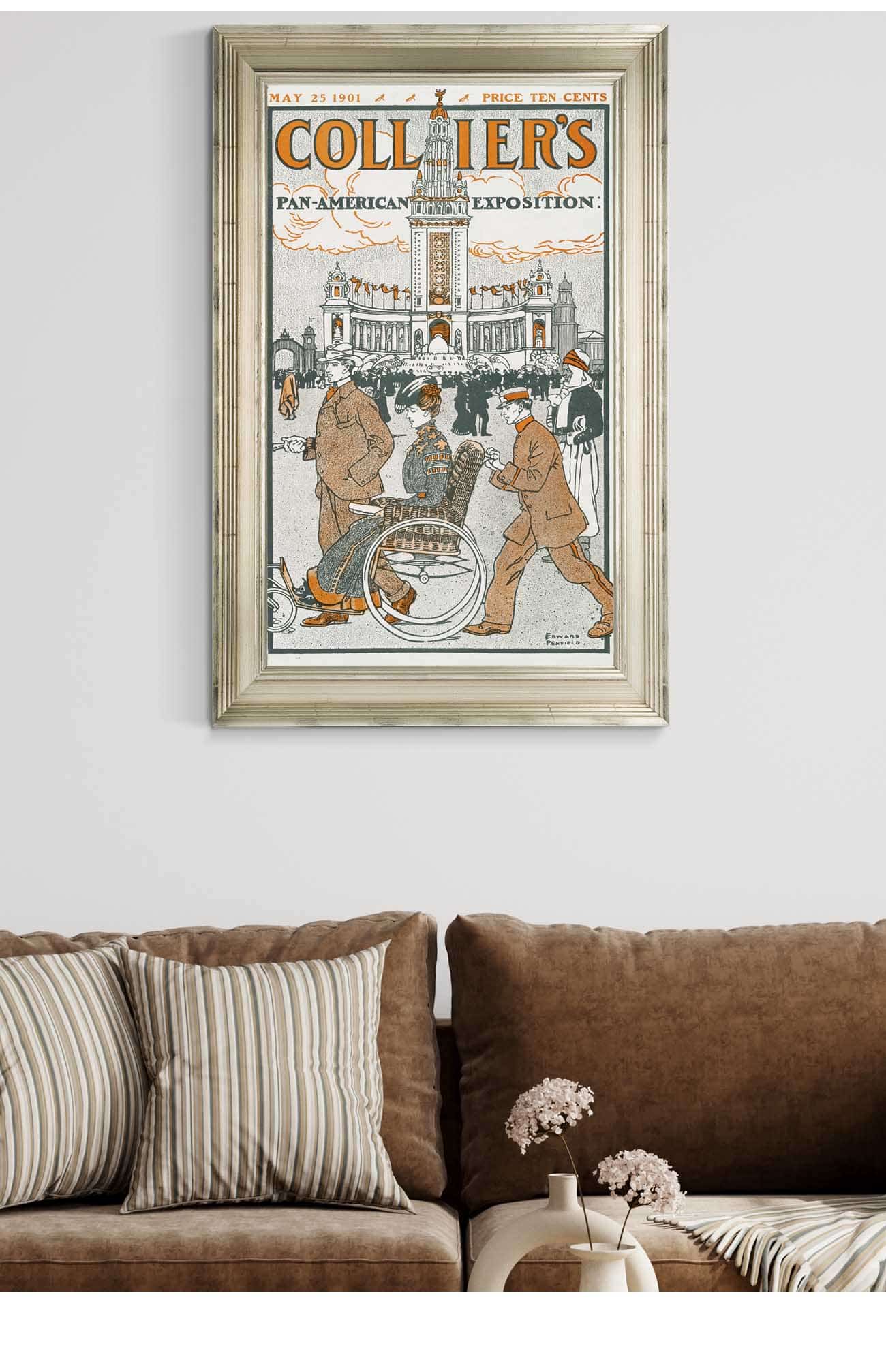Colliers Pan American Exposition by Edward Penfield Posters, Prints, & Visual Artwork