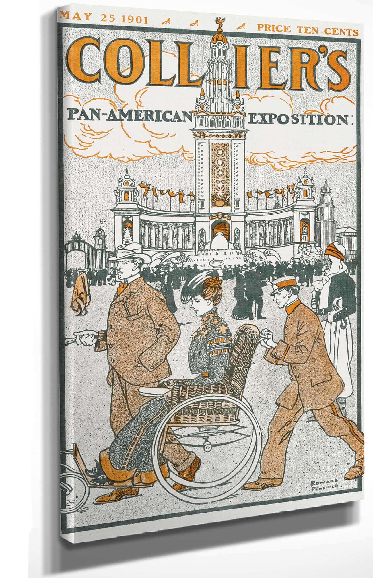 Colliers Pan American Exposition by Edward Penfield Posters, Prints, & Visual Artwork