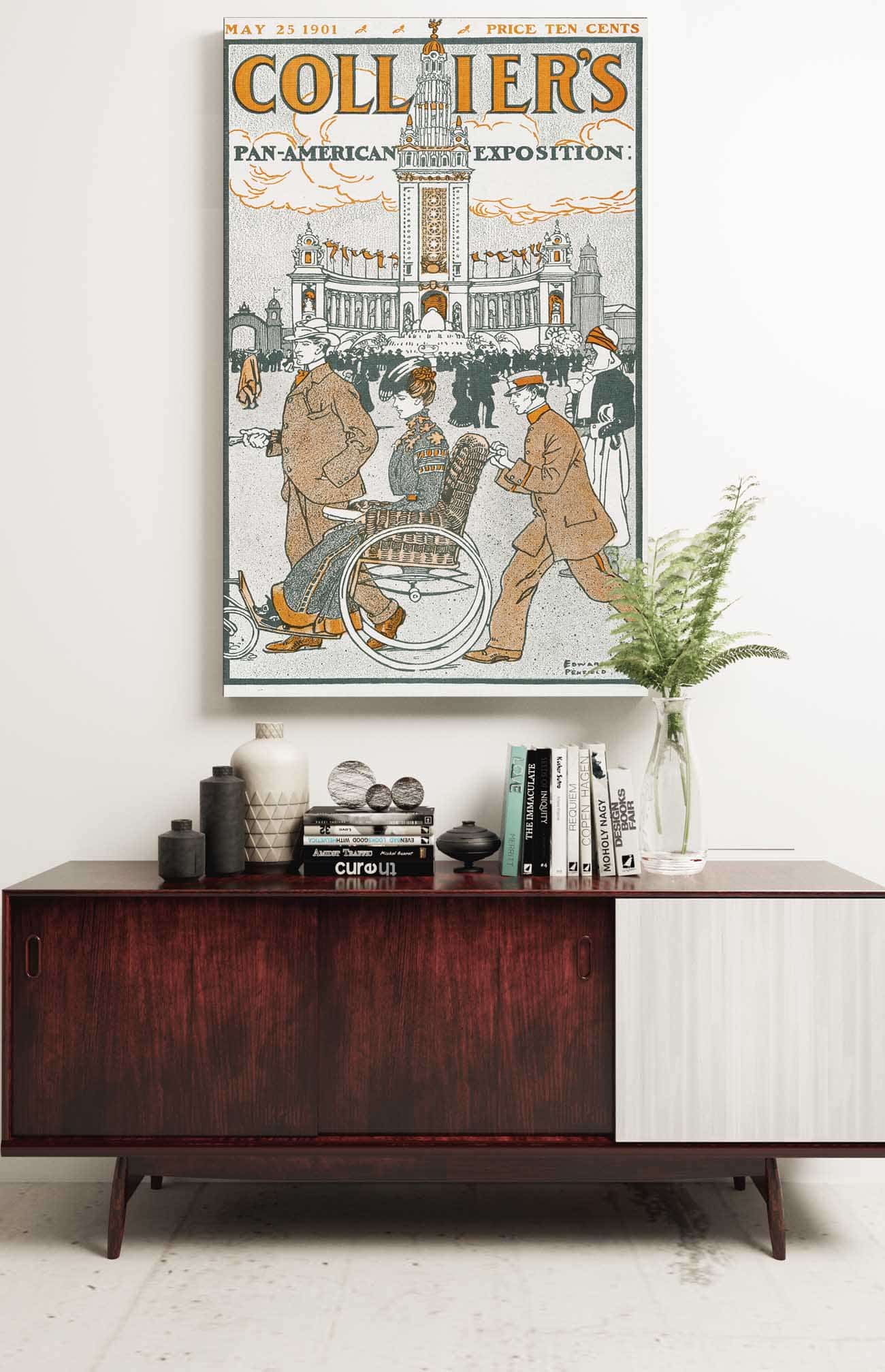 Colliers Pan American Exposition by Edward Penfield Posters, Prints, & Visual Artwork