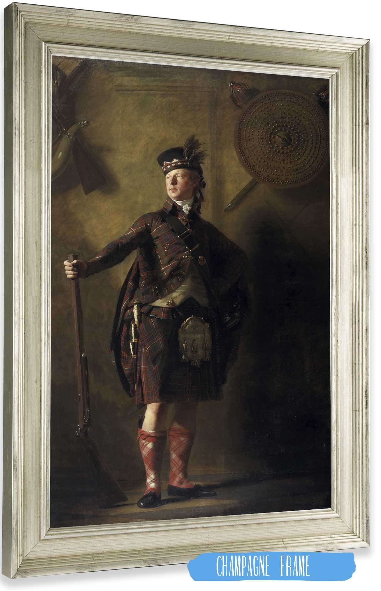 Colonel Alastair Ranaldson Macdonell Of Glengarry by Sir Henry Raeburn Posters, Prints, & Visual Artwork