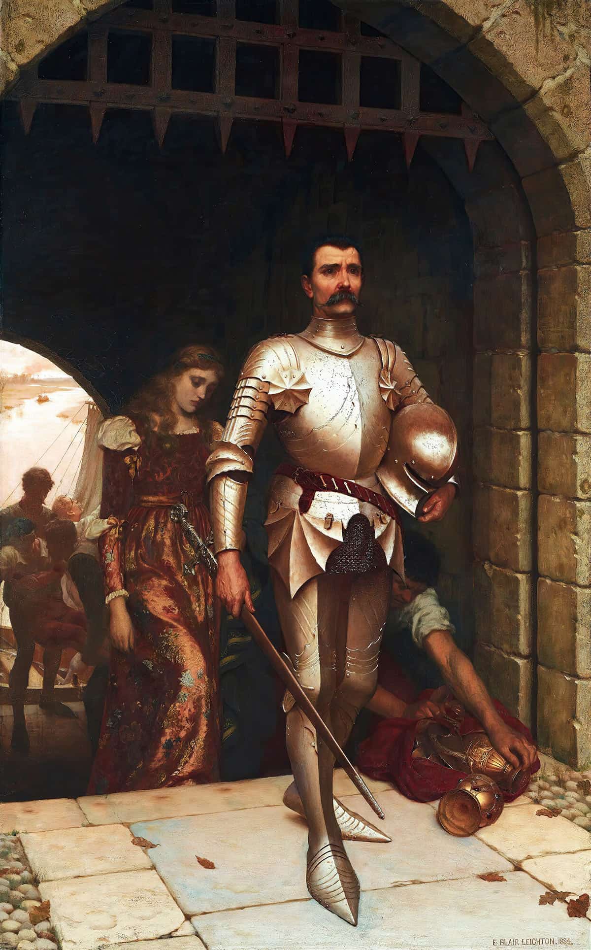 Conquest by Edmund Blair Leighton Posters, Prints, & Visual Artwork