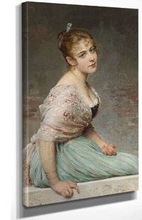 Contemplation by Eugen Von Blaas Posters, Prints, & Visual Artwork