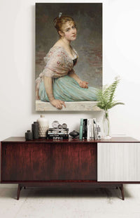 Contemplation by Eugen Von Blaas Posters, Prints, & Visual Artwork