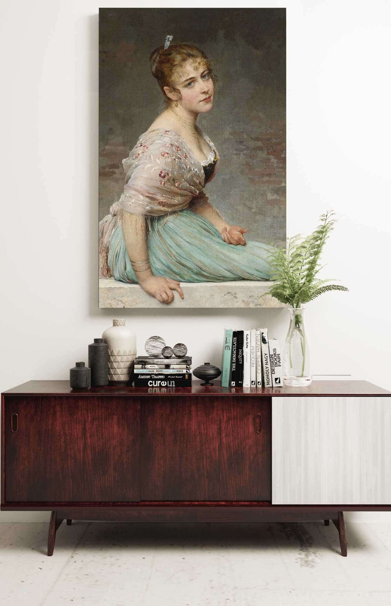 Contemplation by Eugen Von Blaas Posters, Prints, & Visual Artwork