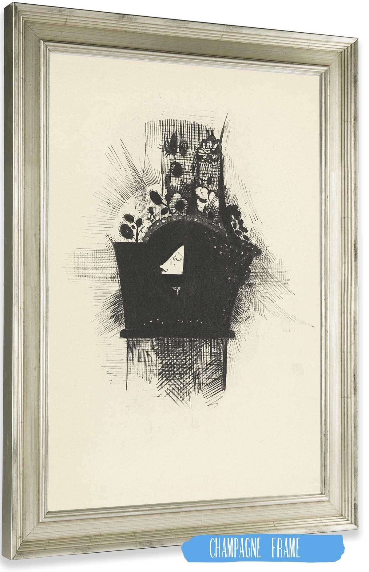 Couverture Frontispice by Odilon Redon Posters, Prints, & Visual Artwork