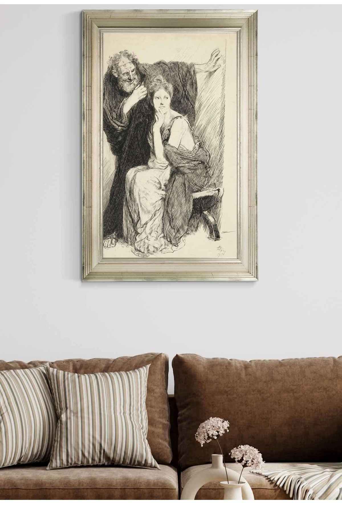Cressida And Her Uncle From Troilus And Cressida by Edwin Austin Abbey Posters, Prints, & Visual Artwork