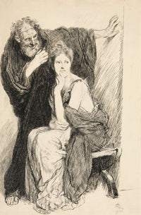 Cressida And Her Uncle From Troilus And Cressida by Edwin Austin Abbey Posters, Prints, & Visual Artwork