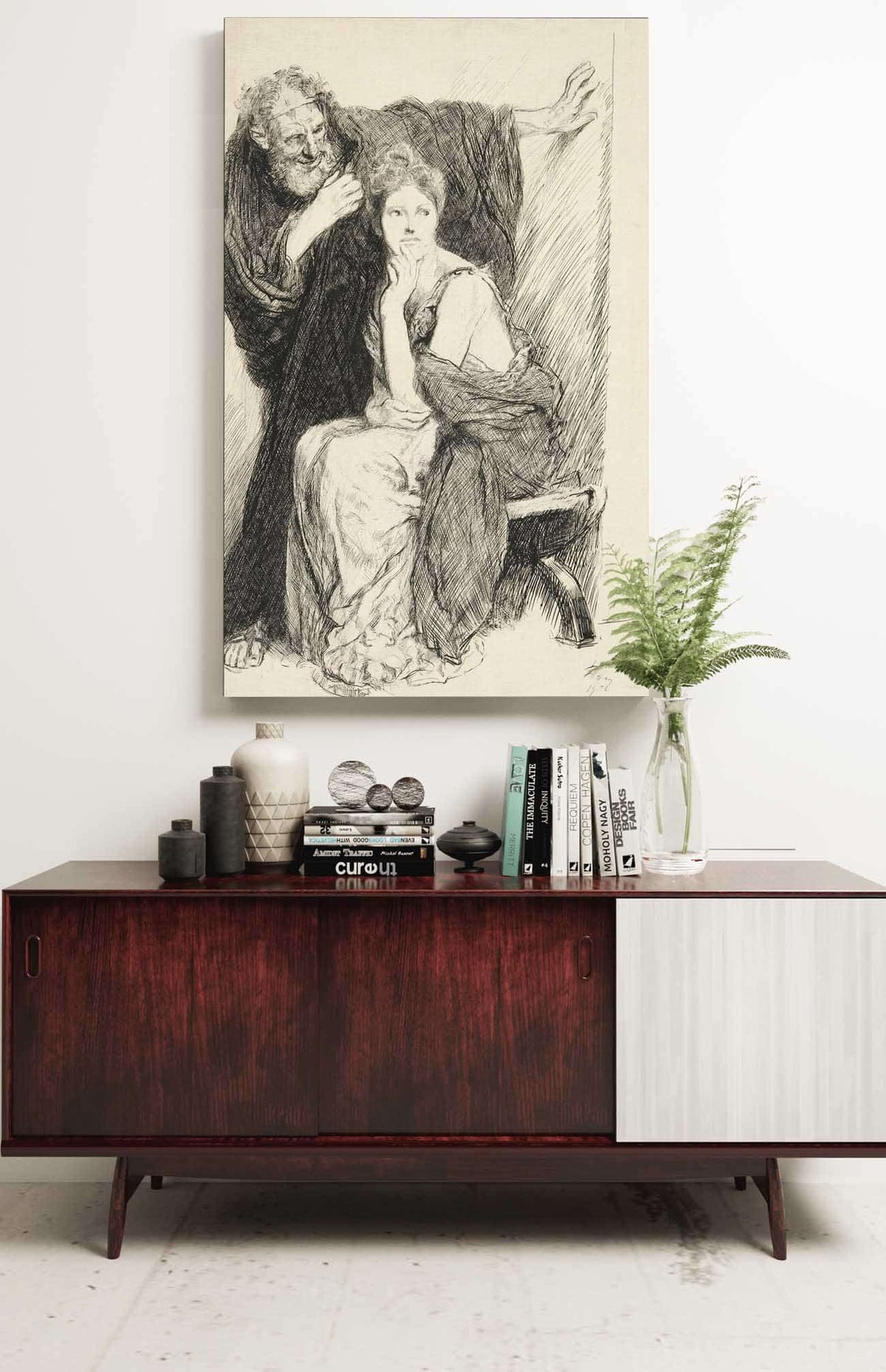 Cressida And Her Uncle From Troilus And Cressida by Edwin Austin Abbey Posters, Prints, & Visual Artwork