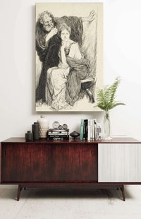 Cressida And Her Uncle From Troilus And Cressida by Edwin Austin Abbey Posters, Prints, & Visual Artwork