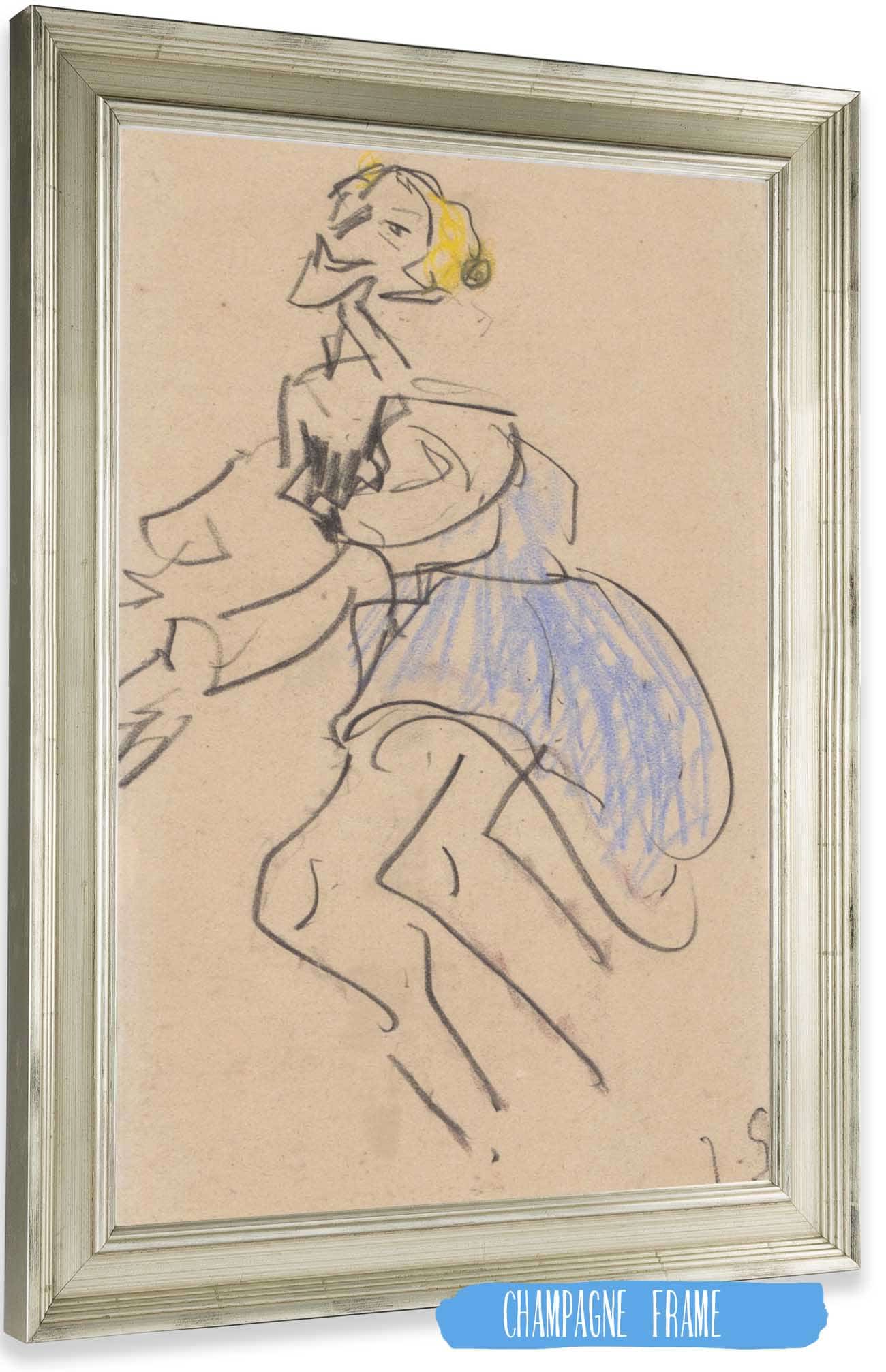 Dancer by Jules Schmalzigaug Posters, Prints, & Visual Artwork