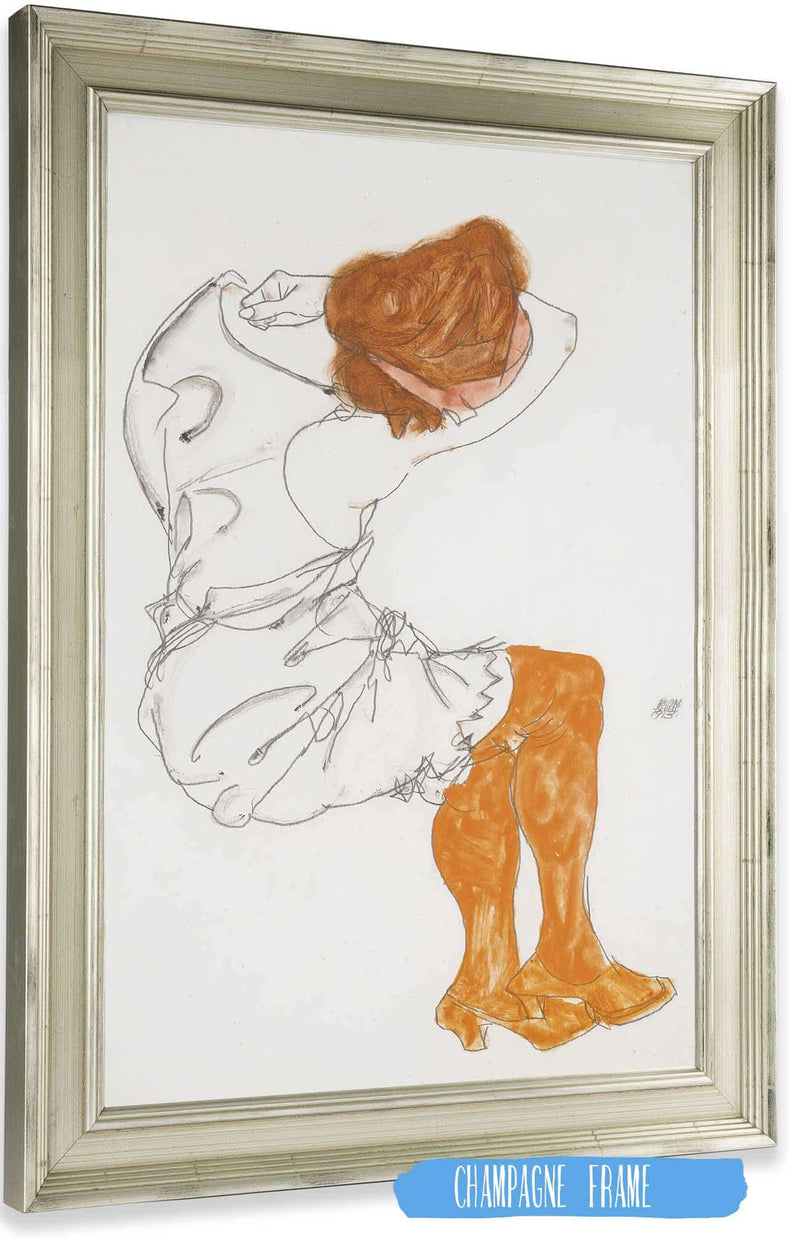 Das Schlafende Madchen The Sleeping Girl by Egon Schiele Posters, Prints, & Visual Artwork