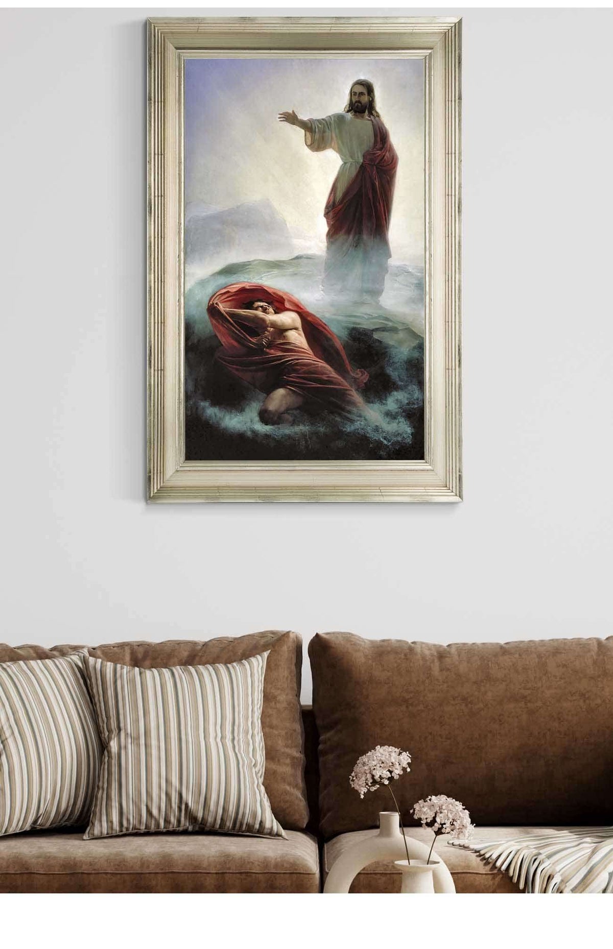 Denying Satan by Carl Bloch Posters, Prints, & Visual Artwork