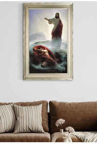 Denying Satan by Carl Bloch Posters, Prints, & Visual Artwork