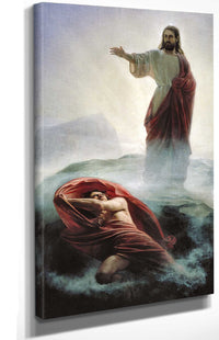 Denying Satan by Carl Bloch Posters, Prints, & Visual Artwork