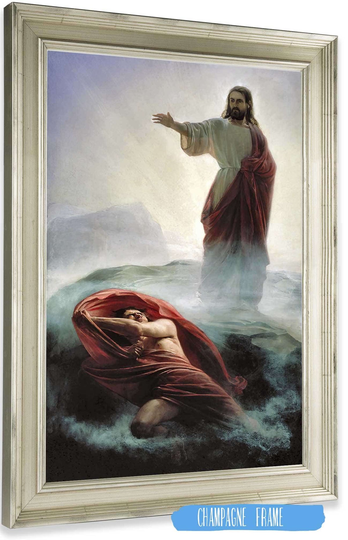 Denying Satan by Carl Bloch Posters, Prints, & Visual Artwork