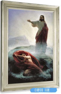 Denying Satan by Carl Bloch Posters, Prints, & Visual Artwork