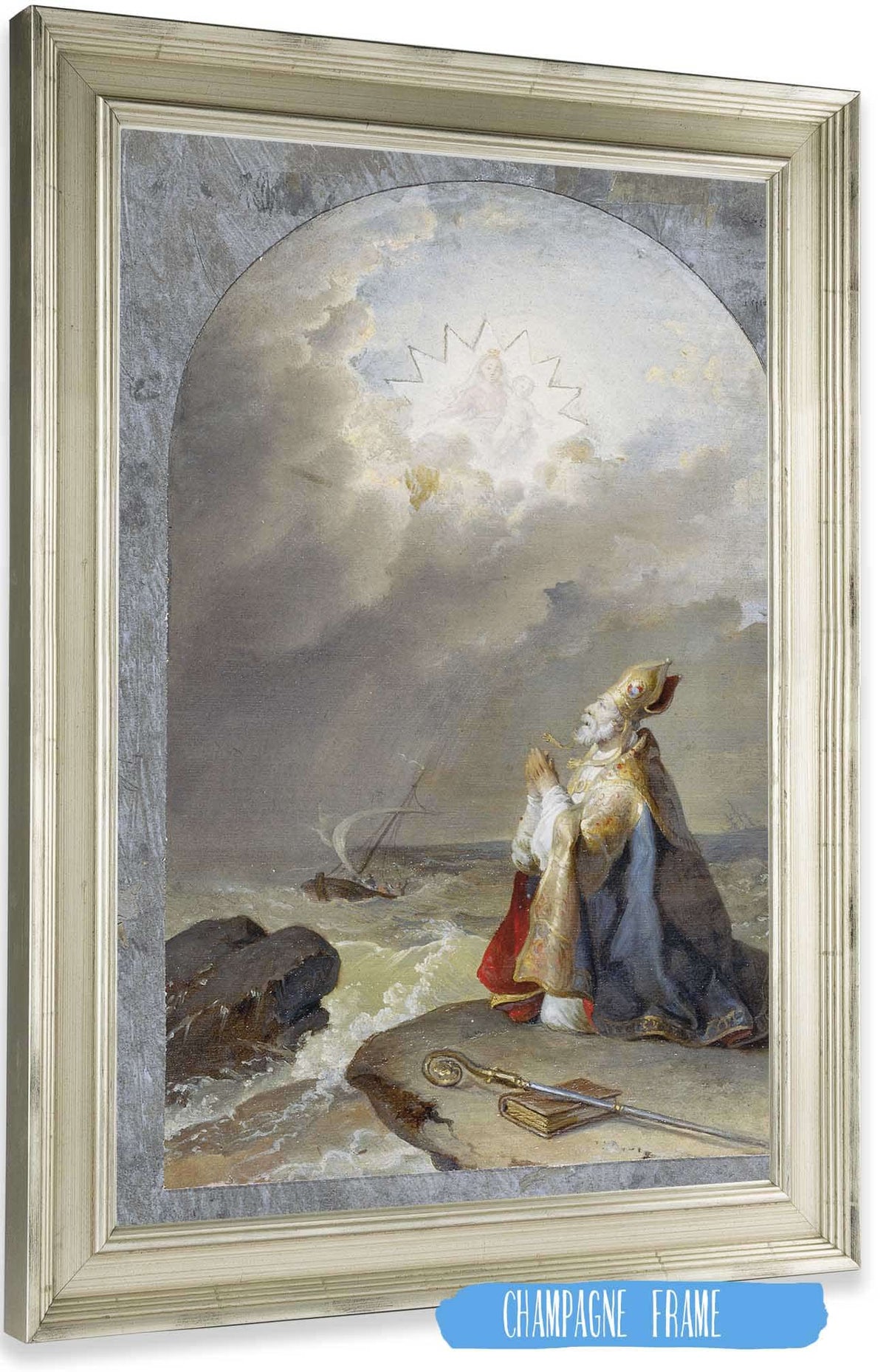 Der Heilige Spyridon by Johann Peter Krafft Posters, Prints, & Visual Artwork