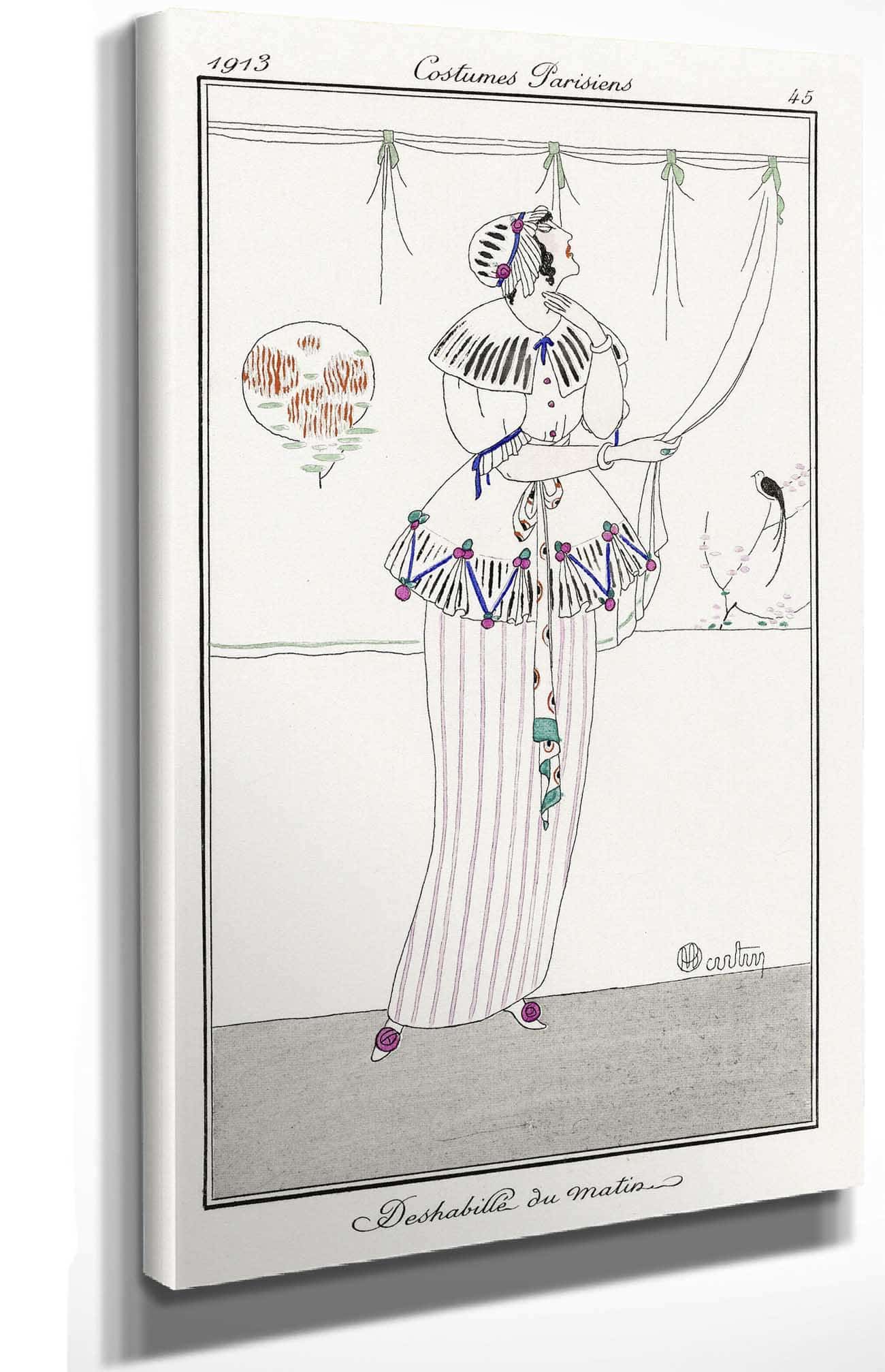 Deshabille Du Matin by Charles Martin Posters, Prints, & Visual Artwork