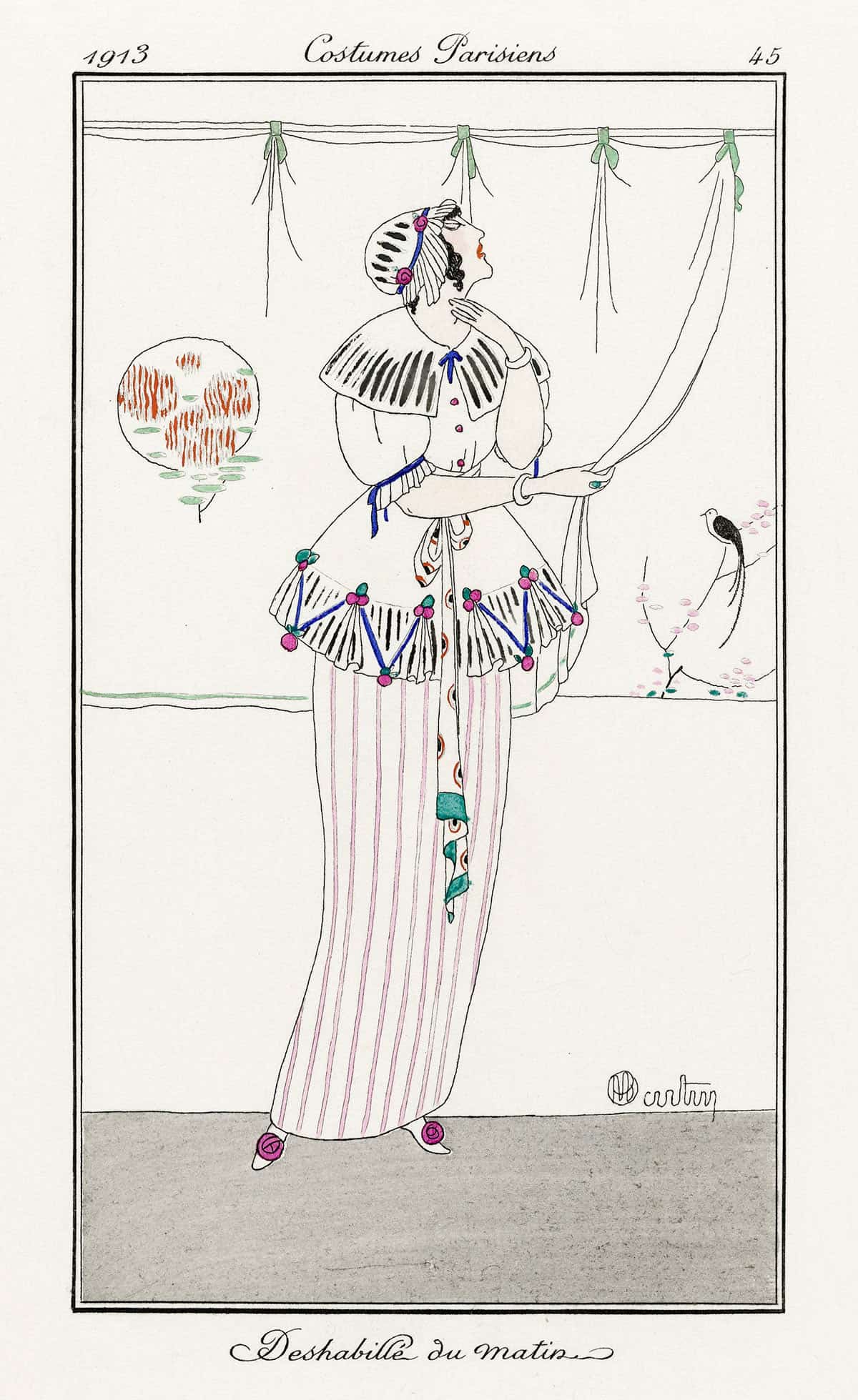 Deshabille Du Matin by Charles Martin Posters, Prints, & Visual Artwork