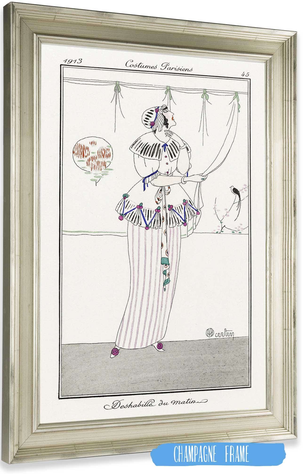 Deshabille Du Matin by Charles Martin Posters, Prints, & Visual Artwork