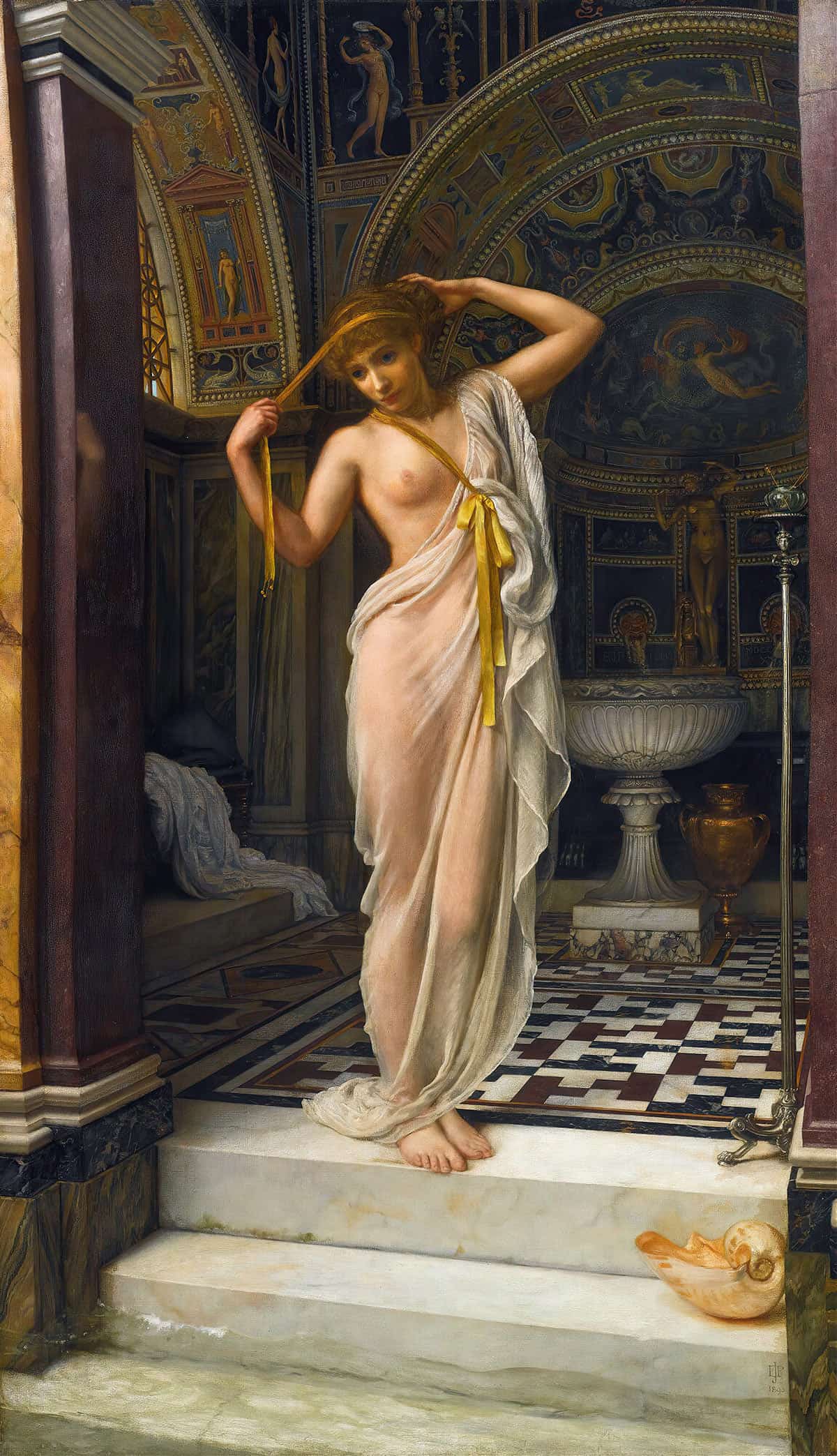 Diadumene by Edward John Poynter Posters, Prints, & Visual Artwork
