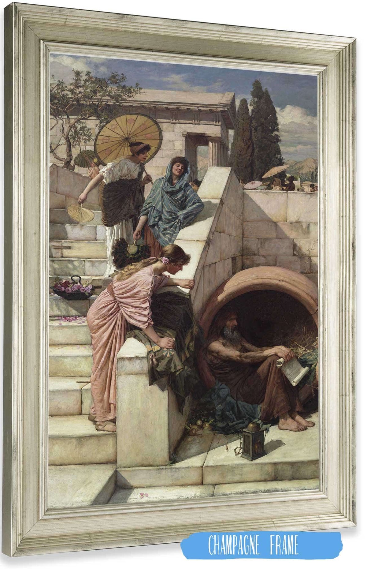 Diogenes by John William Waterhouse Posters, Prints, & Visual Artwork