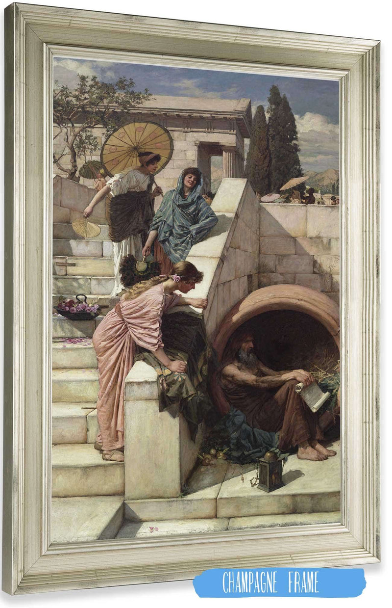 Diogenes by John William Waterhouse Posters, Prints, & Visual Artwork