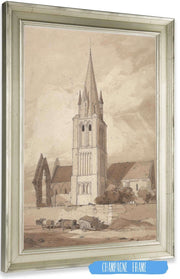 Douvres Church Normandy by John Sell Cotman Posters, Prints, & Visual Artwork