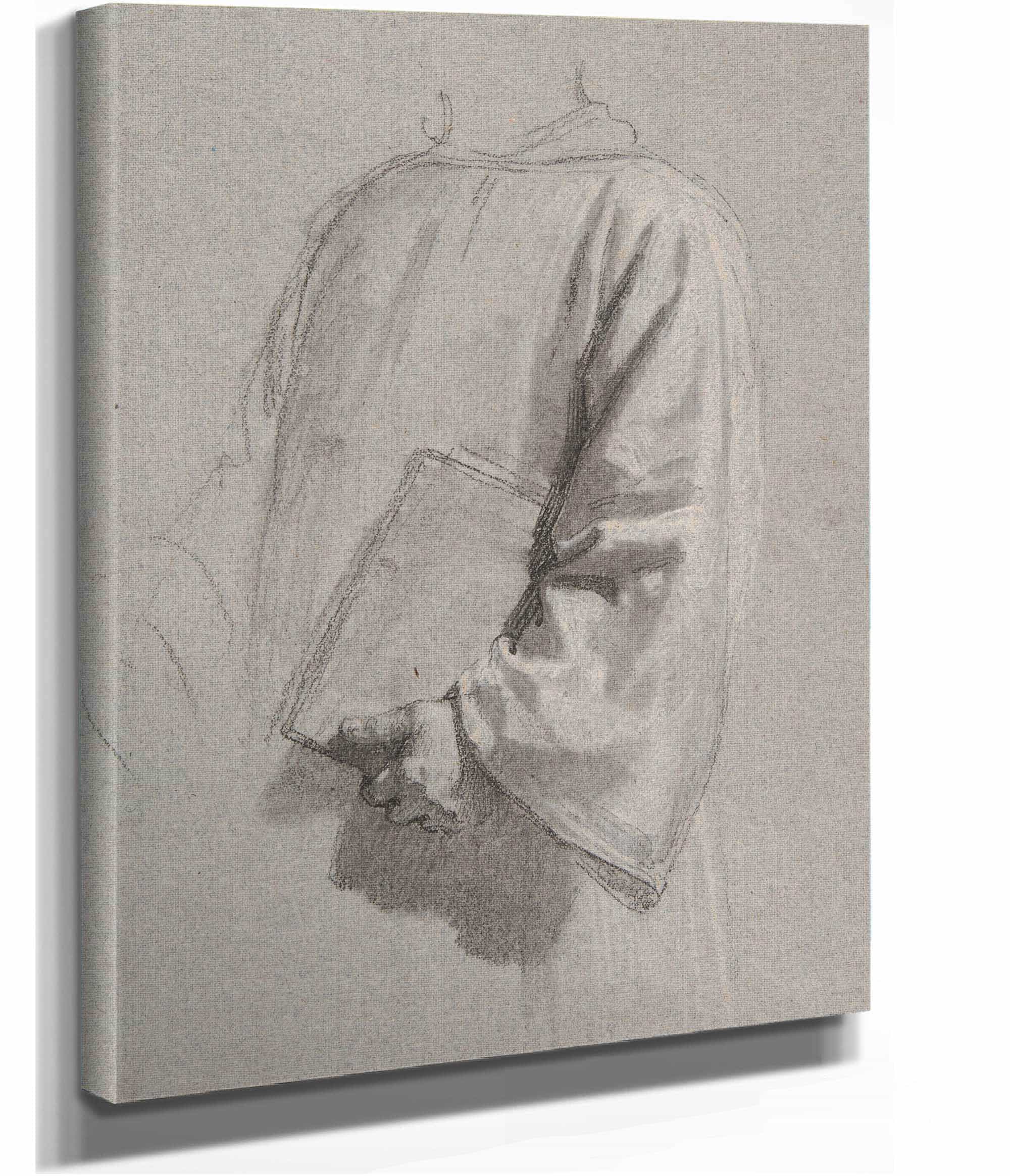 Drapery Study For A Cleric by Isidore Pils Posters, Prints, & Visual Artwork