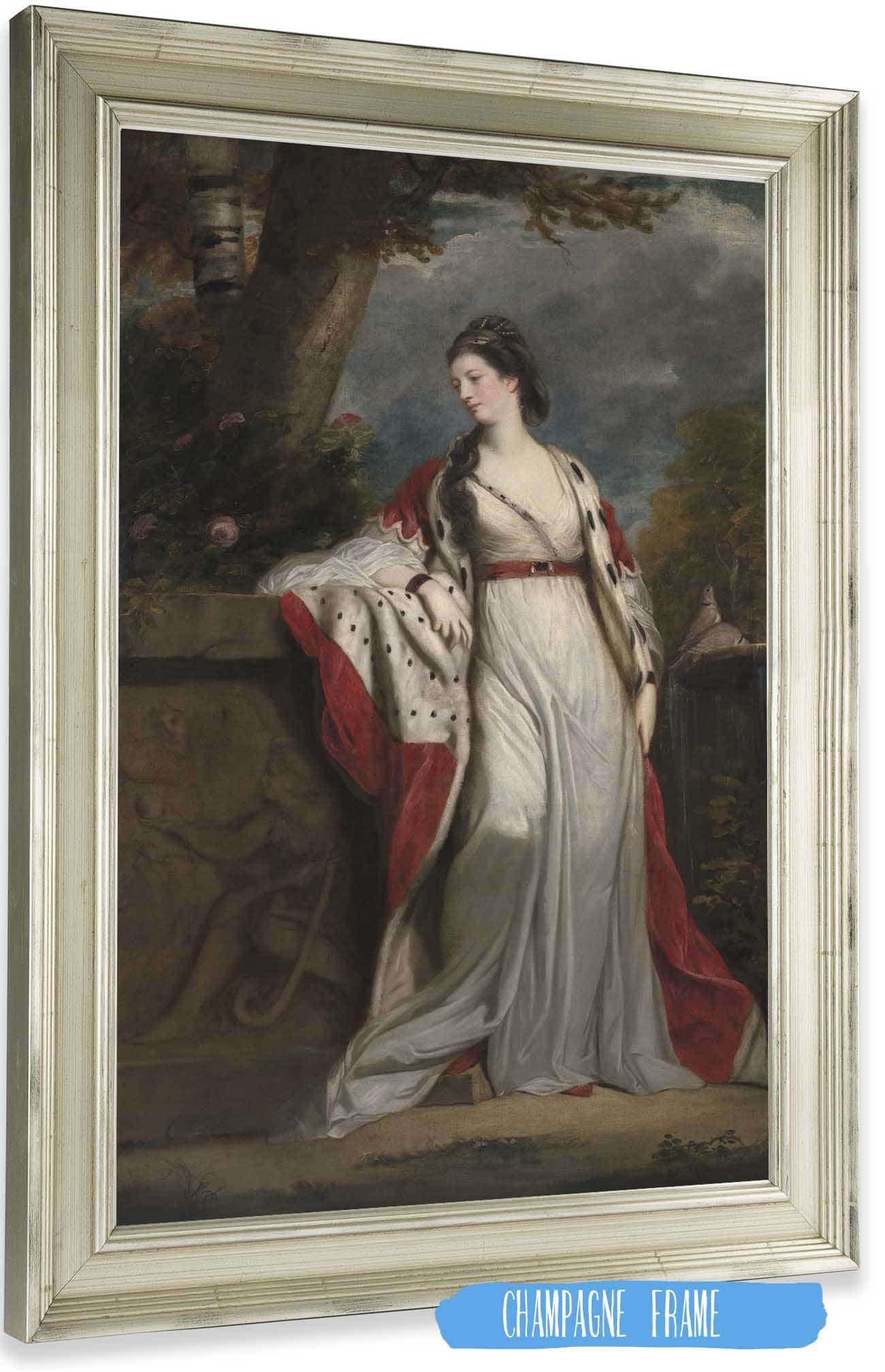 Elizabeth Gunning Duchess Of Hamilton And Argyll by Sir Joshua Reynolds Posters, Prints, & Visual Artwork