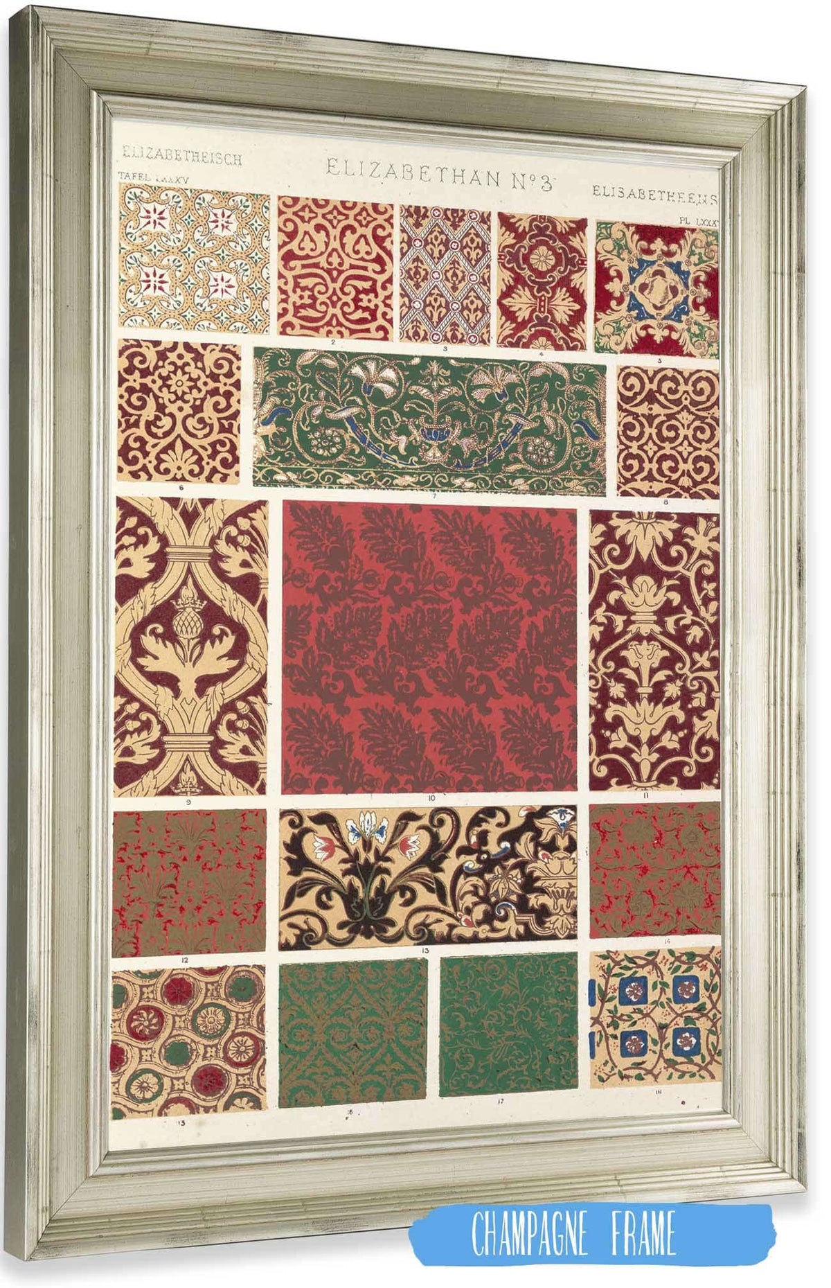 Elizabethan No  by Owen Jones Posters, Prints, & Visual Artwork