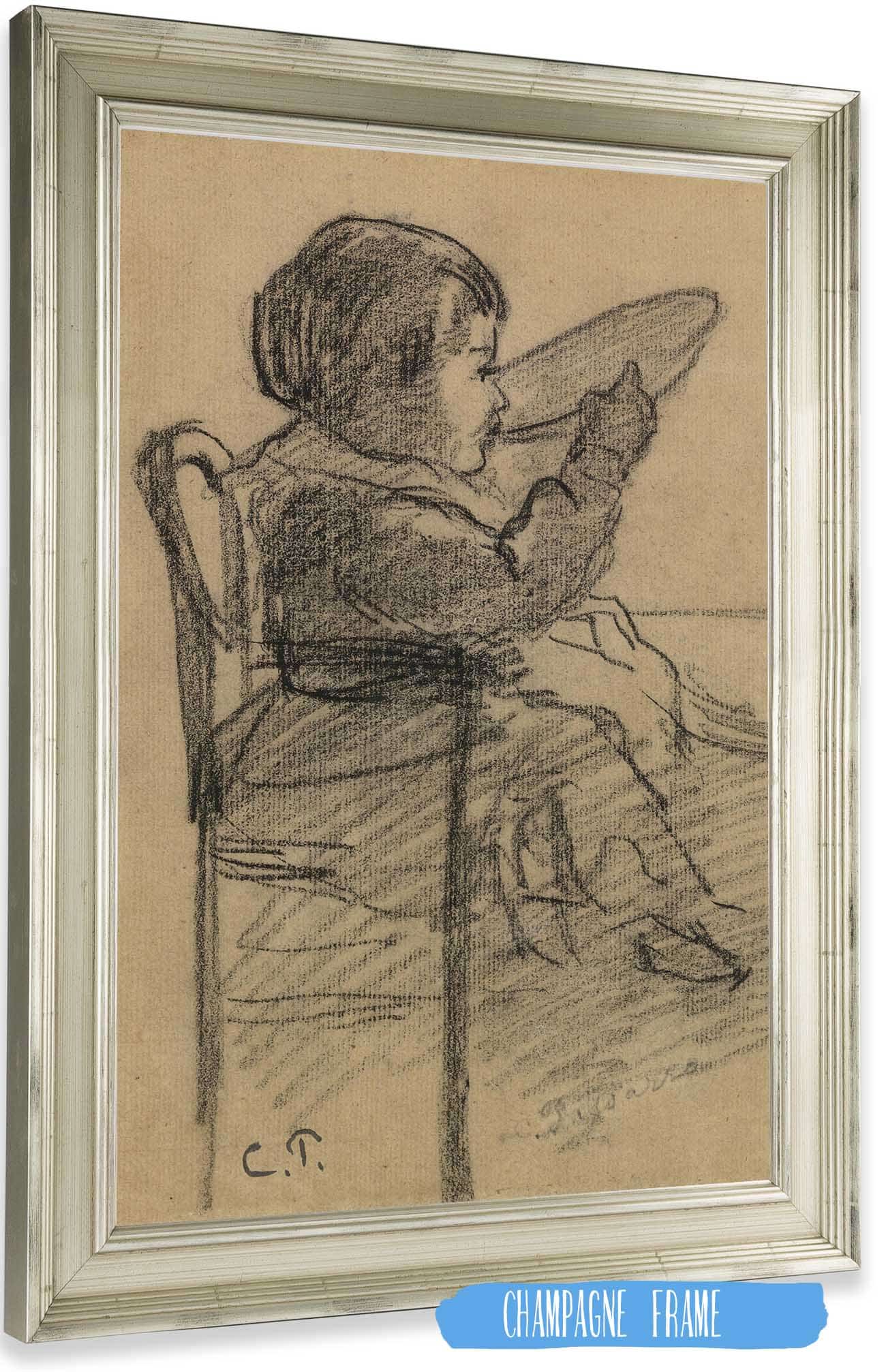Enfant by Camille Pissarro Posters, Prints, & Visual Artwork