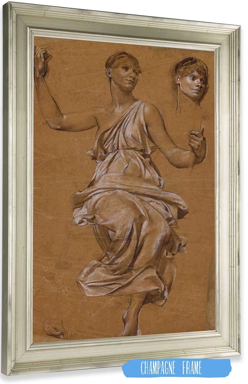 Etude De Femme Drapee by Luc Olivier Merson Posters, Prints, & Visual Artwork