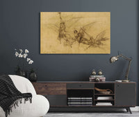 Etude De Figures Volantes  by Luc Olivier Merson Posters, Prints, & Visual Artwork