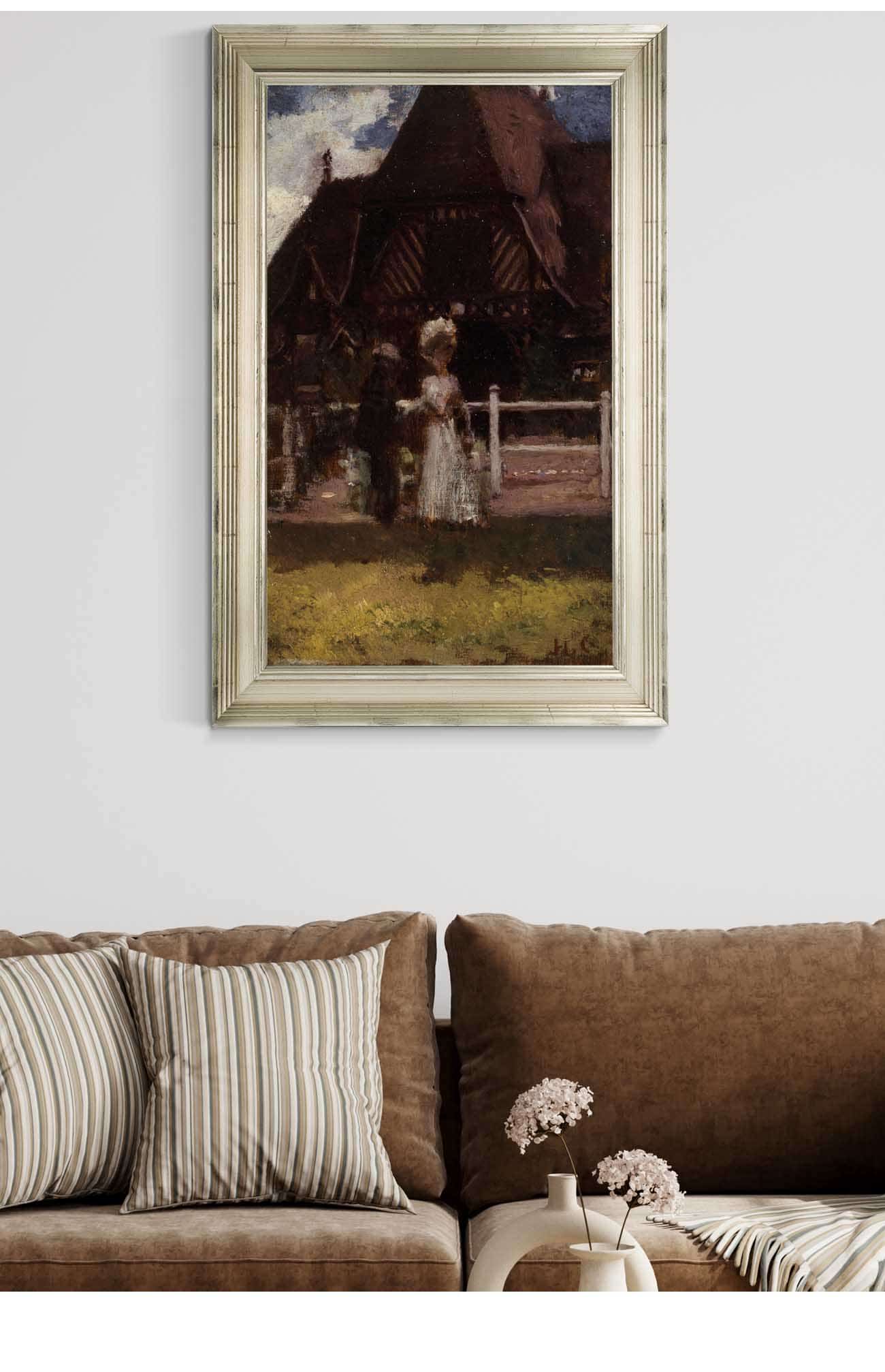 Etude Pour Un Tableau Non Identifie Montrant Lhippodrome De Deauville by Henri Gervex Posters, Prints, & Visual Artwork