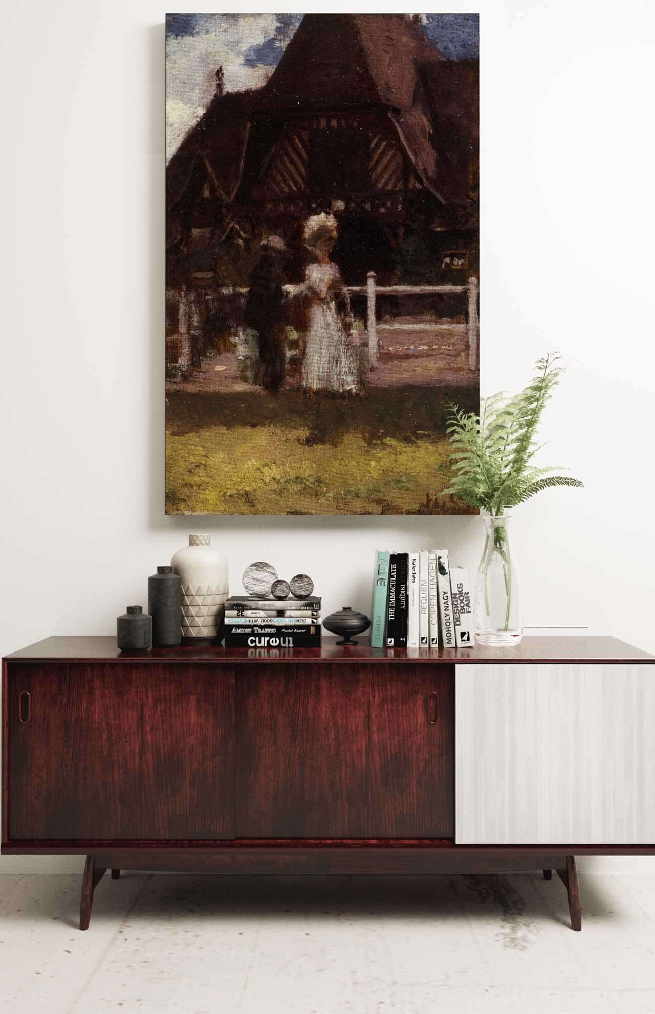 Etude Pour Un Tableau Non Identifie Montrant Lhippodrome De Deauville by Henri Gervex Posters, Prints, & Visual Artwork