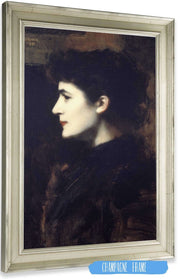 Eugenie Marie Gadiffet Caillard Dite Germaine Dawis by Jean Jacques Henner Posters, Prints, & Visual Artwork