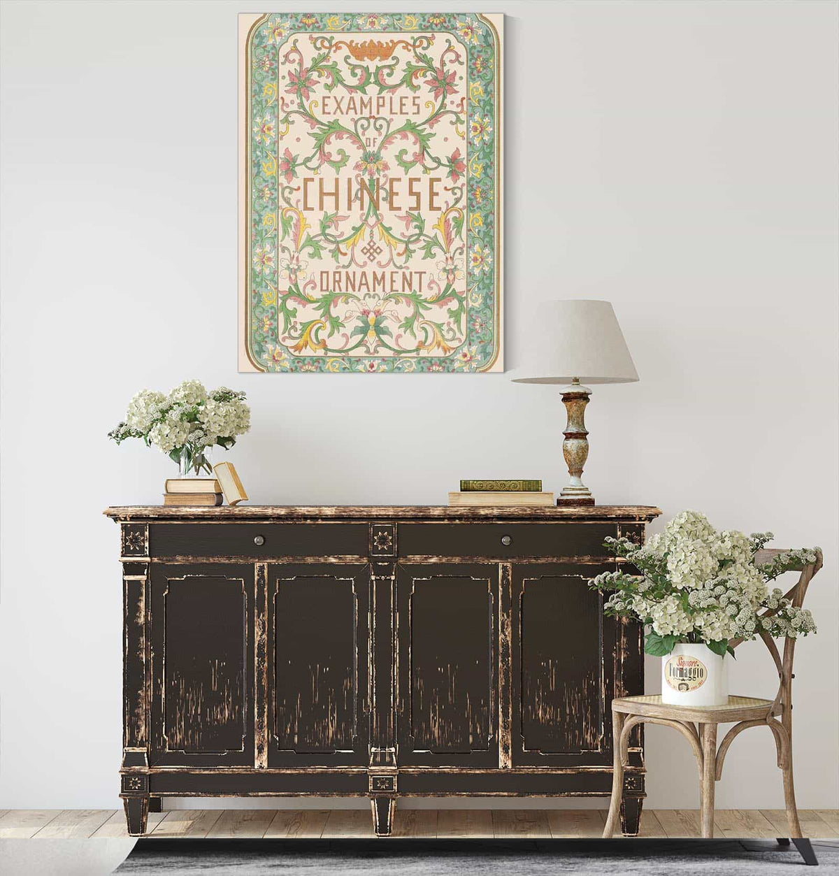 Examples Of Chinese Ornament Pl  by Owen Jones Posters, Prints, & Visual Artwork