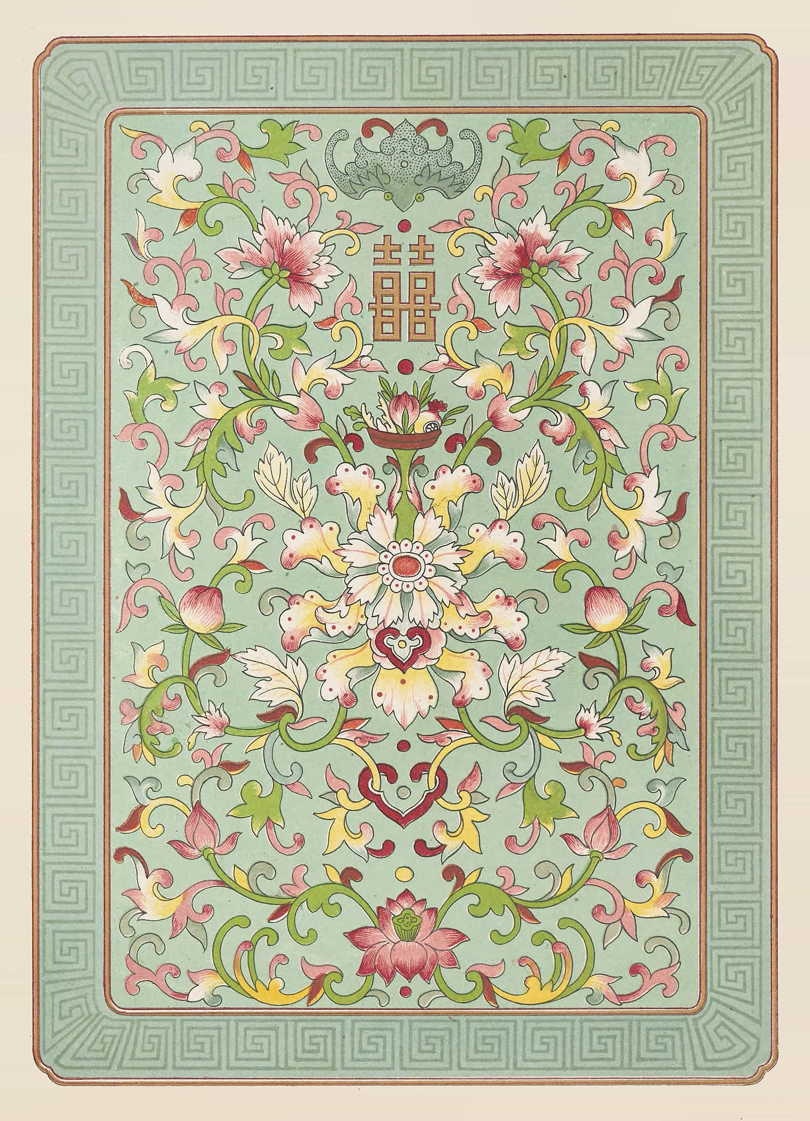 Examples Of Chinese Ornament Pl  by Owen Jones Posters, Prints, & Visual Artwork