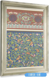 Examples Of Chinese Ornament Pl  by Owen Jones Posters, Prints, & Visual Artwork